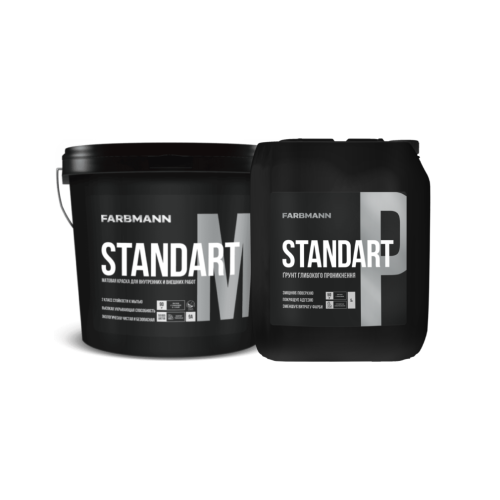 Комплект FARBMANN Standart M 9л плюс FARBMANN Standart P 5л